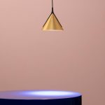Axolight Jewel Mono Pendellampe svart-gull 2700K 38°
