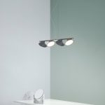 Axolight Orchid LED-pendellampe med fire lys i grått