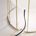 Fabbian Aérostat - bordlampe av messing, 33 cm