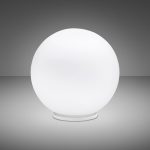 Fabbian Lumi Sfera bordlampe, liggende, Ø 35 cm