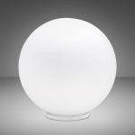 Fabbian Lumi Sfera bordlampe, liggende, Ø 40 cm