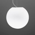 Fabbian Lumi Sfera hengelampe av glass, Ø 35 cm