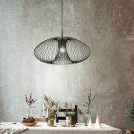 Fassa hengelampe, svart, Ø 60 cm, metall