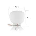 Harmonisk MOCHI bordlampe 12 cm
