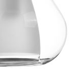 Hengelampe Lila av glass, 3 lyskilder lang