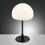 LED-bordlampe Gaia med touchdimmer, svart
