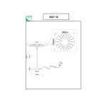 LED-bordlampe Vela, hvit/transparent, 36 cm, akryl, dimmer