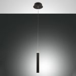 LED hengelampe Prado, 1 lyskilde, svart, dimbar