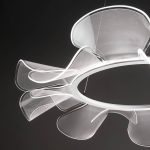LED-hengelampe Sylvie, rund, Ø 72 cm