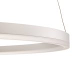 LED-pendellampe Giotto, en lyskilde, hvit