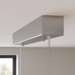LED-pendellampe Karinja i tre med dimmer, natur