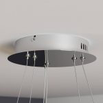 LED-pendellampe Lyani, 2 ringer under hverandre