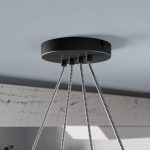 Lucande Asta pendellampe med betongskjermer