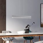 Lucande Bayano LED-hengelampe med krystaller