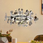 Lucande Glimmo LED-hengelampe, krom