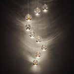 Lucande Hayley LED-pendellampe, 9 lyskilder