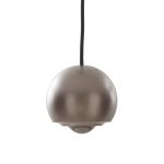 Lucande LED-hängelampe Varineth, nikkelfarget, aluminium, Ø 11 cm