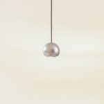 Lucande LED-hängelampe Varineth, nikkelfarget, aluminium, Ø 11 cm