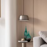 Lucande LED-pendel Faelinor, grå, aluminium, Ø 35 cm