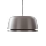 Lucande LED-pendel Faelinor, grå, aluminium, Ø 35 cm
