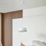 Lucande LED-pendel Faelinor, hvit, aluminium, Ø 35 cm