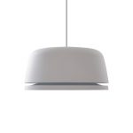 Lucande LED-pendel Faelinor, hvit, aluminium, Ø 35 cm