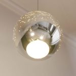 Lucande LED-pendel Hayley, 3-lys, kromfarget, glass