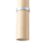 Lucande LED-pendel Nojus, 4-lys, tre, opp/ned, 95 cm