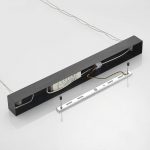 Lucande Stakato LED-pendellampe 6 lk 140 cm lang