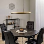 Lucande Virvera LED-hengelampe, rund, svart