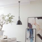 Lucande pendellampe Kaeloria, svart/sølv, aluminium, Ø 35 cm