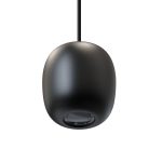 Lucande pendellampe Narion, rund, svart, 6-lampe