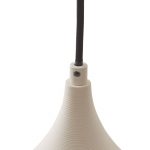 Lucande pendellampe Niamara, beige, aluminium, Ø 28 cm