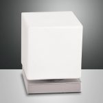Med berøringsdimmer - LED-bordlampe Brenta nikkel