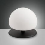 Morgana bordlampe, svart/hvit, berøringsdimmer, 3 000 K