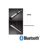 Paulmann Lento Pendel 43 W svart dim CCT Bluetooth