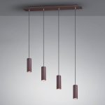 Pendellampe Marley rust 4 lyskilder