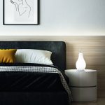 Wilma LED-bordlampe, messing/hvit, pæreformet, dimbar