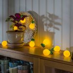 Ananas LED-lyslenke, batteridrevet