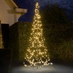 Fairybell-juletre med stolpe, 320 lysdioder 300cm