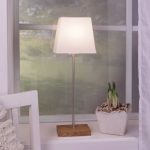Dekorlampe Comni Pack -stjerne og skjerm brun fot