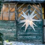 Sn⌀fnugg-stjerne utend⌀rs, 18-spisser, stanset