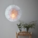 Solina dekorativ stjerne, hengende, hvit, ⌀ 60 cm