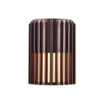 Aludra Seaside utend⌀rs vegglampe, aluminium, brun metallic