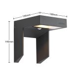 Arcchio Dynorma utend⌀rs LED-vegglampe med sensor