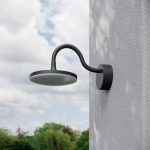 Arcchio Fineria utend⌀rs LED-vegglampe aluminium