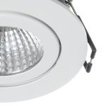 Arcchio LED-downlight Jyra, hvit, 4 000K