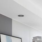 Arcchio LED-downlight Jyra, svart, 3 000K