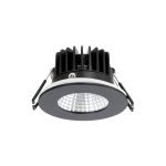 Arcchio LED-downlight Lirin, svart, 2 700 K