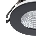 Arcchio LED-downlight Lirin, svart, 2 700 K